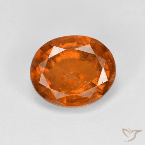 2.25ct 天然 中橙 钙铝榴石, 椭圆形, VS