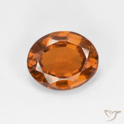 2.00ct 天然 深橙色 钙铝榴石, 椭圆形, VS