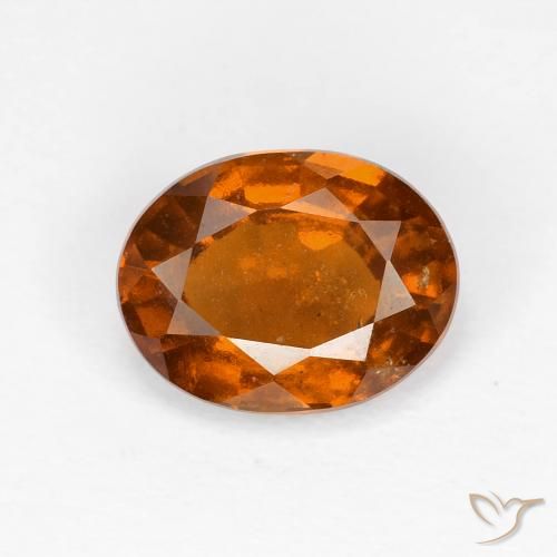 2.05ct 天然 Medium Dark-Orange 钙铝榴石, 椭圆形, VS-SI
