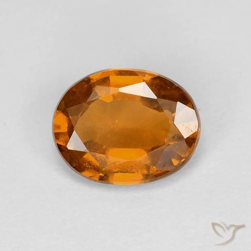 1.75ct 天然 中橙 钙铝榴石, 椭圆形, VS