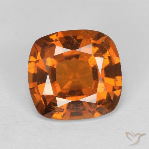 1.74ct 天然 Medium Dark-Orange 钙铝榴石, 软垫, VVS-VS