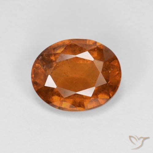 2.54ct 天然 红橙色 钙铝榴石, 椭圆形, VS
