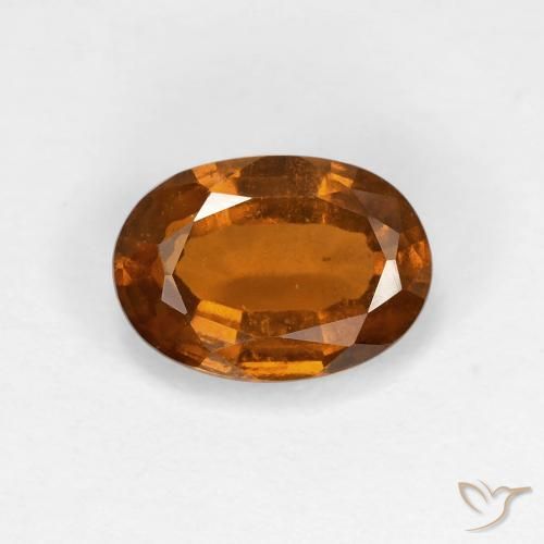 1.66ct 天然 中橙 钙铝榴石, 椭圆形, VS