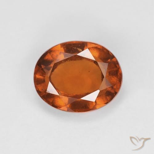 2.28ct 天然 Medium Dark-Orange 钙铝榴石, 椭圆形, VVS-VS