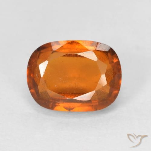 2.23ct 天然 黄橙色 钙铝榴石, 软垫, VS