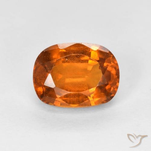 2.03ct 天然 深橙色 钙铝榴石, 软垫, VS