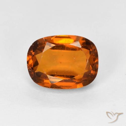 2.08ct 天然 深橙色 钙铝榴石, 软垫, VS