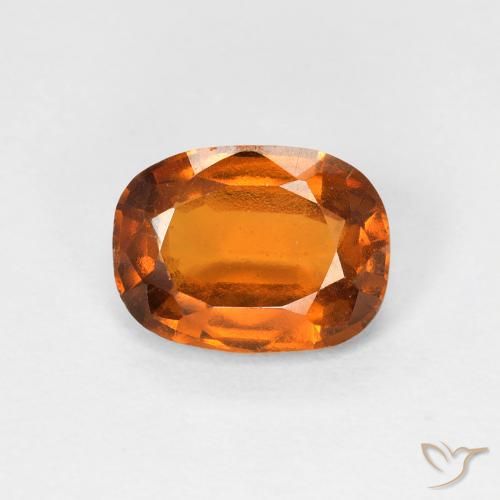 1.57ct 天然 深橙色 钙铝榴石, 软垫, VVS-VS