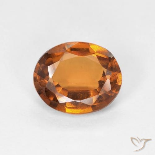 1.45ct 天然 中橙 钙铝榴石, 椭圆形, VVS-VS