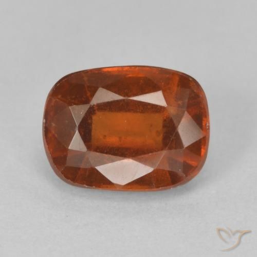 2.04ct 天然 红橙色 钙铝榴石, 软垫, VS-SI