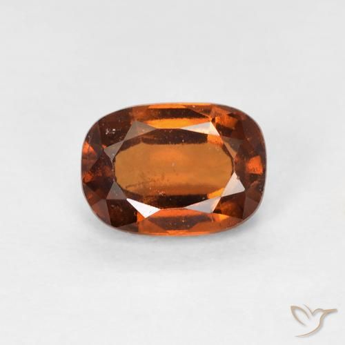 1.24ct 天然 中橙 钙铝榴石, 软垫, VS