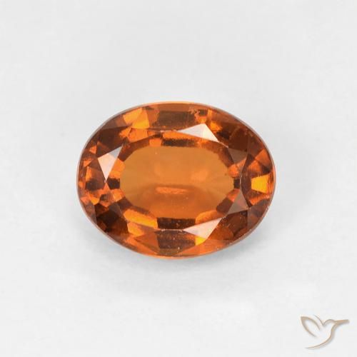 1.26ct 天然 中橙 钙铝榴石, 椭圆形, VVS-VS