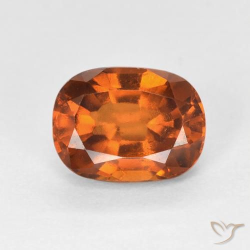 1.78ct 天然 深橙色 钙铝榴石, 软垫, VVS-VS