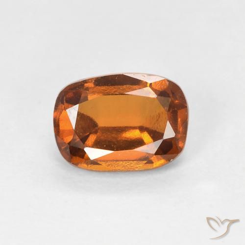 1.08ct 天然 黄橙色 钙铝榴石, 软垫, VVS-VS