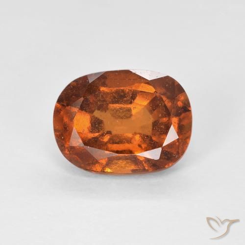 1.79ct 天然 红橙色 钙铝榴石, 软垫, VS