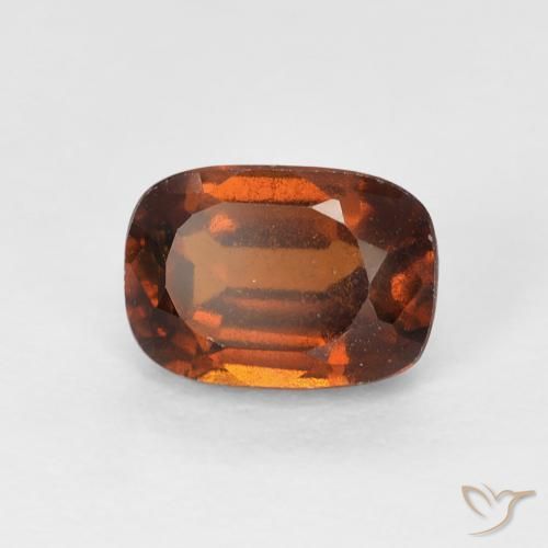 1.44ct 天然 深橙色 钙铝榴石, 软垫, VS