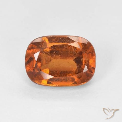 1.35ct 天然 深橙色 钙铝榴石, 软垫, VS