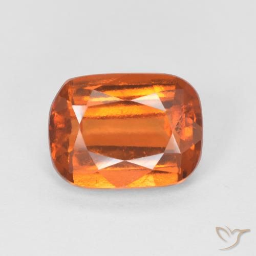 2.64ct 天然 中橙 钙铝榴石, 软垫, VS