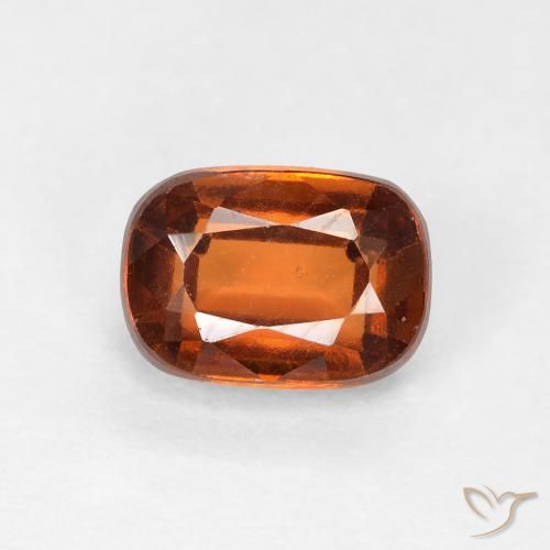 1.32ct 天然 深橙色 钙铝榴石, 软垫, VVS-VS