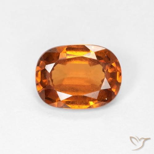 1.48ct 天然 黄橙色 钙铝榴石, 软垫, VVS-VS
