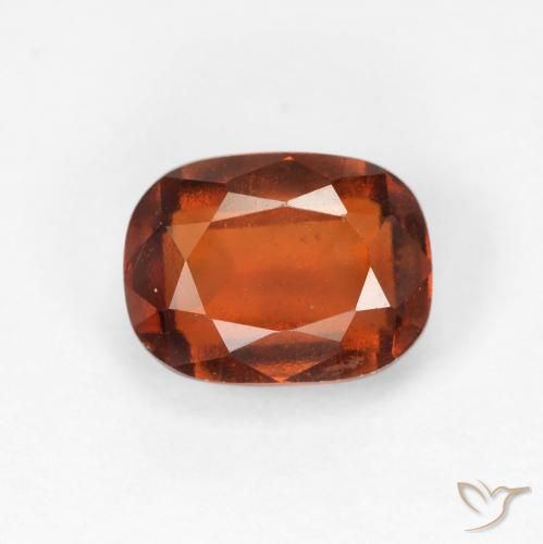 2.00ct 天然 红橙色 钙铝榴石, 软垫, VVS-VS