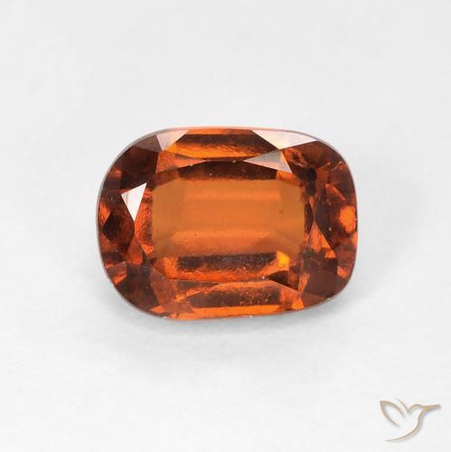1.98ct 天然 红橙色 钙铝榴石, 软垫, VVS-VS