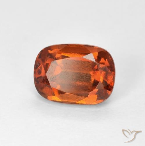 2.05ct 天然 琥珀橙 钙铝榴石, 软垫, VVS-VS