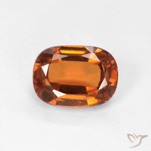 1.22ct 天然 深橙色 钙铝榴石, 软垫, VVS-VS