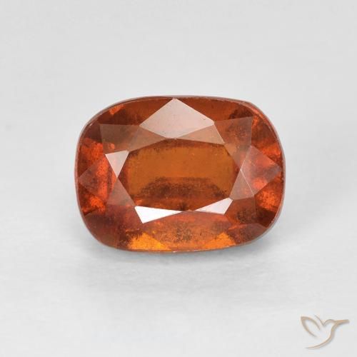 2.56ct 天然 红橙色 钙铝榴石, 软垫, VS-SI