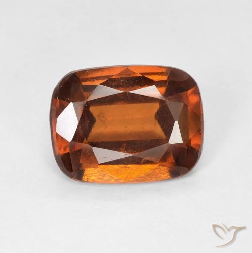 2.44ct 天然 红橙色 钙铝榴石, 软垫, VS-SI