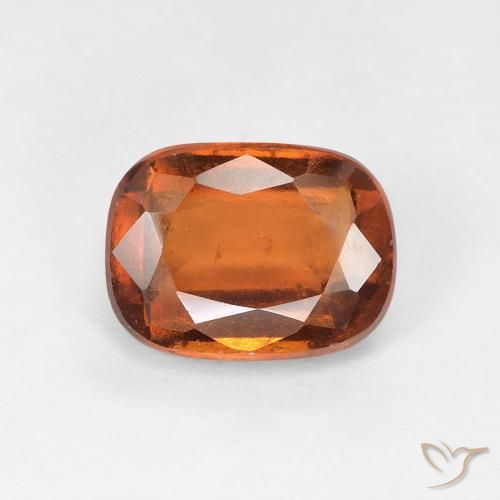 1.92ct 天然 深橙色 钙铝榴石, 软垫, VS-SI