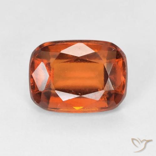 2.08ct 天然 火橙 钙铝榴石, 软垫, VS-SI