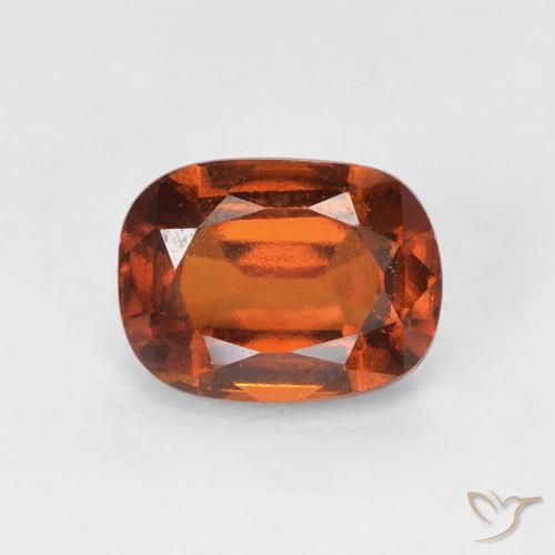 2.08ct 天然 深橙色 钙铝榴石, 软垫, VS
