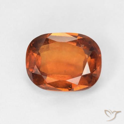 2.39ct 天然 深橙色 钙铝榴石, 软垫, VS