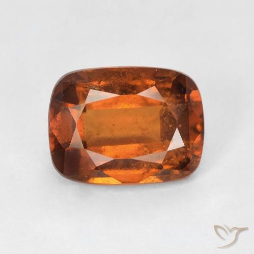 2.60ct 天然 深橙色 钙铝榴石, 软垫, VS-SI