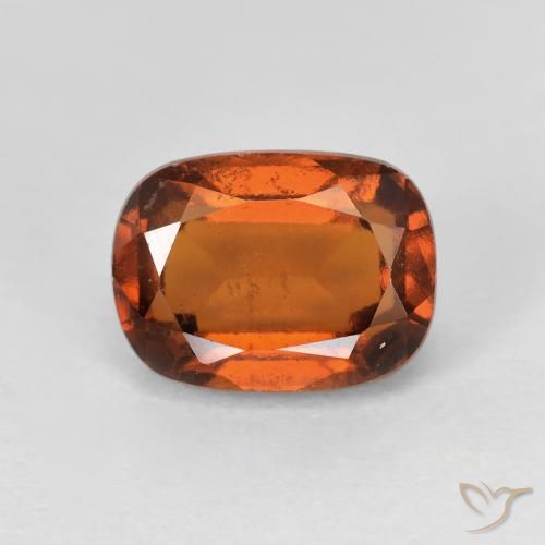 2.29ct 天然 琥珀橙 钙铝榴石, 软垫, VS