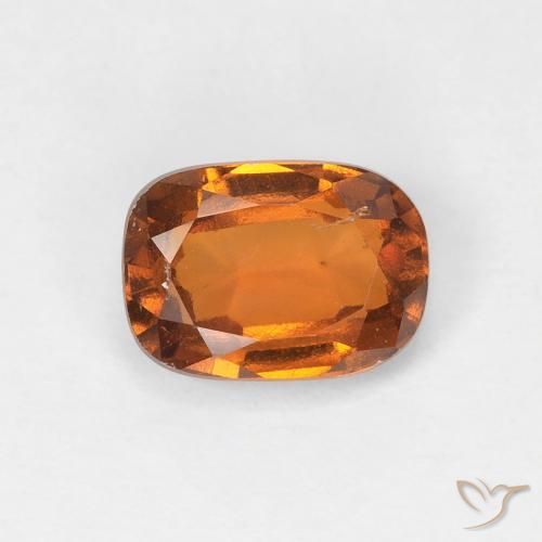 1.13ct 天然 中橙 钙铝榴石, 软垫, VS