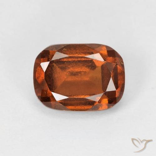 1.90ct 天然 深橙色 钙铝榴石, 软垫, VS
