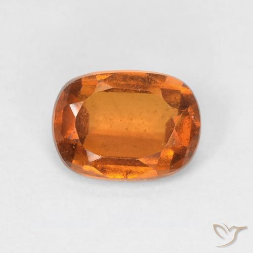 1.59ct 天然 黄橙色 钙铝榴石, 软垫, VS
