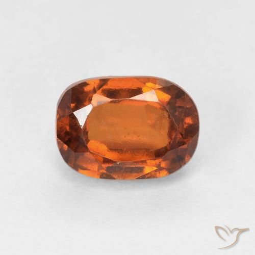 1.57ct 天然 深橙色 钙铝榴石, 椭圆形, VS-SI