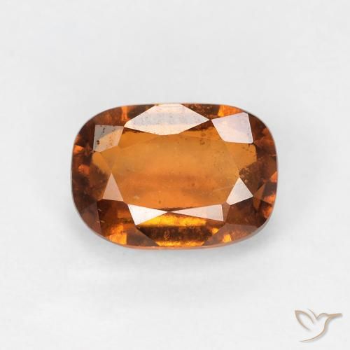1.25ct 天然 中橙 钙铝榴石, 软垫, VS-SI
