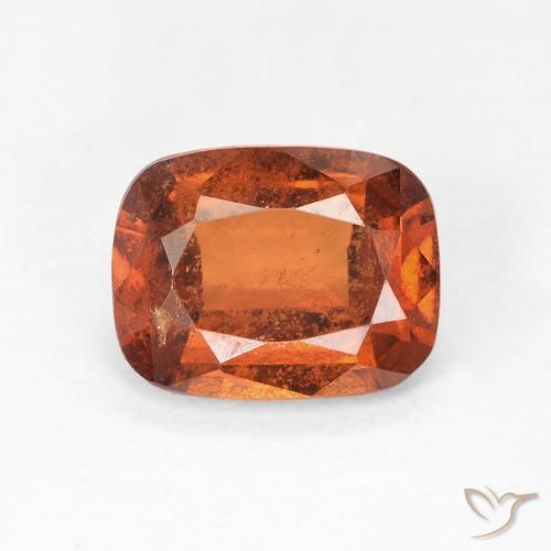 2.35ct 天然 红橙色 钙铝榴石, 软垫, VS-SI