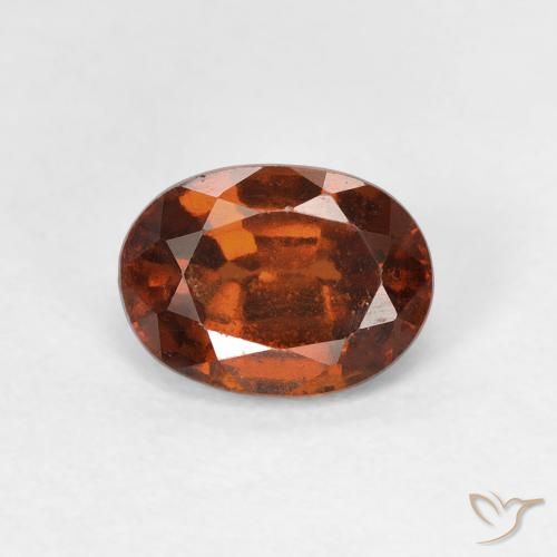 1.53ct 天然 中橙 钙铝榴石, 椭圆形, VVS-VS