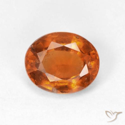 1.88ct 天然 深橙色 钙铝榴石, 椭圆形, VS