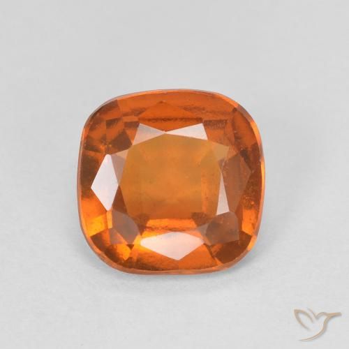 1.57ct 天然 中橙 钙铝榴石, 软垫, VVS-VS