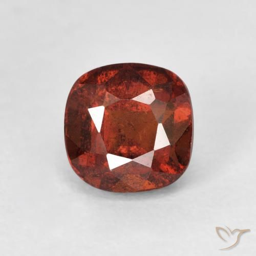 1.58ct 天然 深橙色 钙铝榴石, 软垫, VS