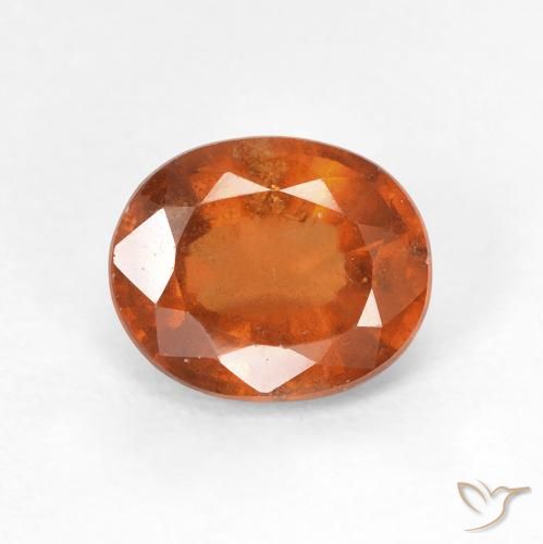 1.75ct 天然 中橙 钙铝榴石, 椭圆形, VS