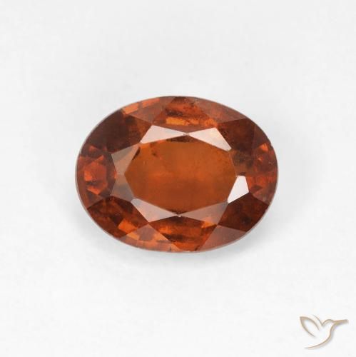 1.81ct 天然 深橙色 钙铝榴石, 椭圆形, VS