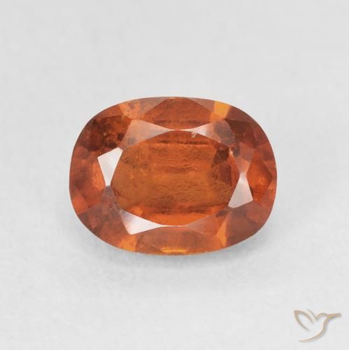 2.08ct 天然 火橙 钙铝榴石, 软垫, VS-SI