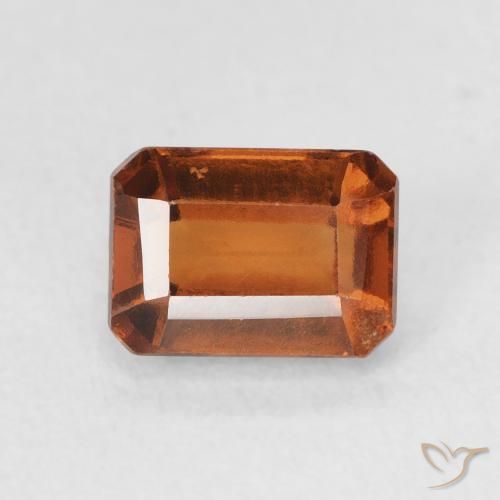 1.50ct 天然 深橙色 钙铝榴石, 祖母绿式切割, VVS-VS